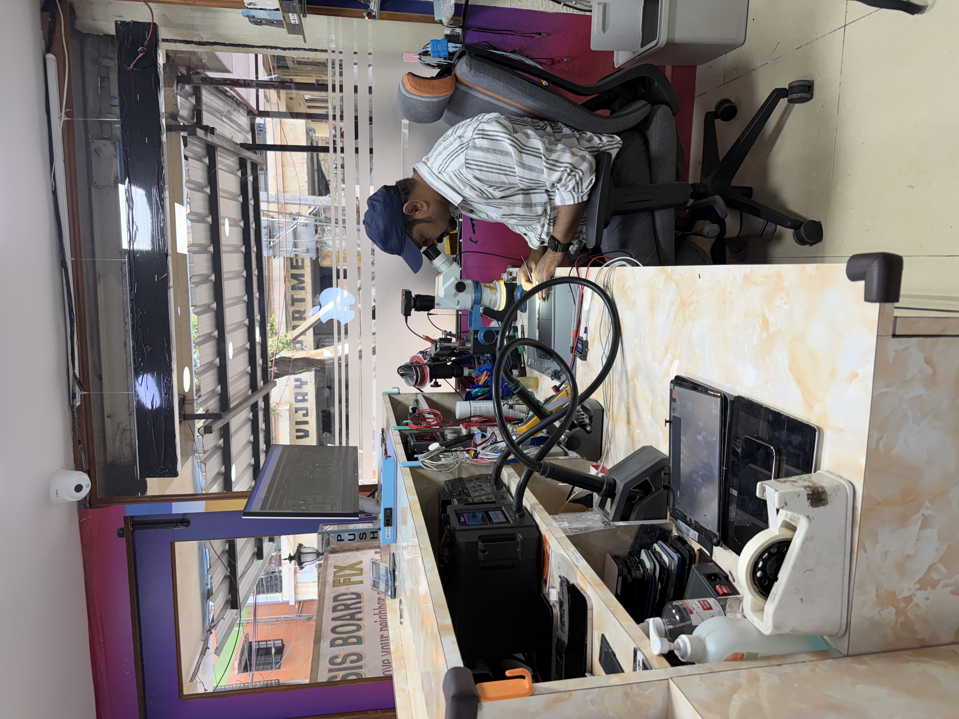 Tech lab workspace